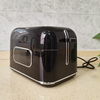 Grille-pain 2 tranches 850W avec panneau numérique couleur, 7 préréglages alimentaires, pour gaufres, pâtisseries, muffins anglais, auto-centrant, certifié GS