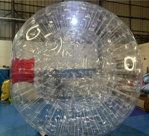 <span class=keywords><strong>Ballon</strong></span> Zorb gonflable en PVC personnalisé <span class=keywords><strong>avec</strong></span> poignées <span class=keywords><strong>pour</strong></span> jouets de <span class=keywords><strong>jeu</strong></span> de plein air <span class=keywords><strong>pour</strong></span> adultes - Product Image 1