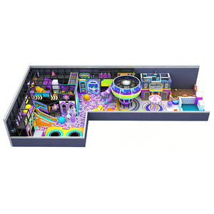 Équipement <span class=keywords><strong>de</strong></span> terrain <span class=keywords><strong>de</strong></span> jeux intérieur sur le thème cyberpunk futuriste avec toboggan et parcours ninja pour centre <span class=keywords><strong>de</strong></span> divertissement commercial pour enfants - Product Image 2