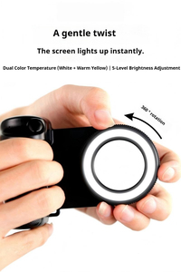 Palo de Selfie Magnético con Control Remoto, Estabilizador de Mano, Luz de Relleno Ajustable, Material ABS Portátil, Batería de 750 mAh para Transmisión en Vivo - Product Image 5