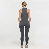 GIMILY oem combinaison personnalisée combishorts bodys pour femmes Bodys élastiques sans manches serré intégré yoga Combinaison de sport