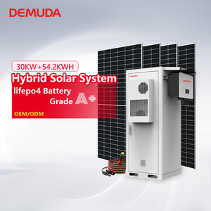 Sistema Completo de Almacenamiento de Energía <span class=keywords><strong>Solar</strong></span> de 5kW y 10kW con Inversor Híbrido de 48V y 5kVA, Batería de Litio, Paneles Solares y Sistema de Montaje - Product Image 3