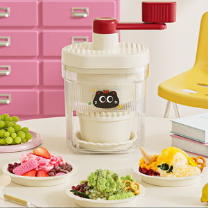 Summer Household Plastic Manual Hand Crank Ice Crushers With Bowl Smoothie <b>Maker</b> Dessert Shave Ice <b>Machine</b> Shaver Snow - Product Image 5
