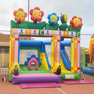 Castillo inflable Chateau Gonflable Douces, parque de diversiones inflable con forma de helado, castillo hinchable con tobogán, combo comercial para niños. - Product Image 6