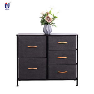 Thiết Kế Hiện Đại Năm Ngăn Kéo Vải Màu Xám Dung Lượng Lớn Đồ Lặt Vặt Giá Lưu Trữ Như Bạn Yêu Cầu - Product Image 5