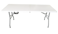 Nouvelle arrivée expédition rapide ensemble de table à manger pliante en plastique de 6 pieds facile à plier
