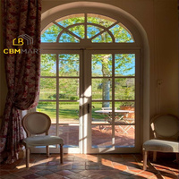 CBMmart Diseño de parrilla Ventanas francesas Escalera de eficiencia energética de doble acristalamiento Ventanas fijas grandes