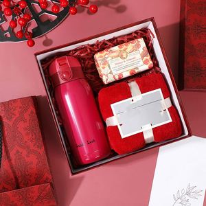 Burgundy Valentine's Day <b>Gift</b> Set Business Employee Benefits <b>Gift</b> <b>Box</b> Wholesale Wedding Souvenir <b>Gifts</b> for Guests Bridesmaids - Product Image 6