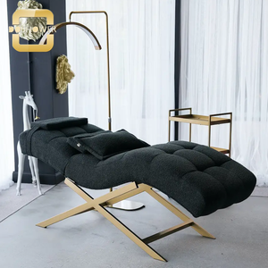 Eyebrows False Eyelash Extensions Lounge Chair <b>Massage</b> Table for Facial Body Beauty Skin Care Spa Salon Wholesale Factory - Product Image 1