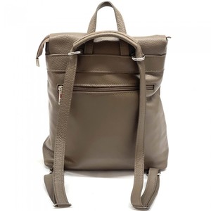 Genuine Leather Women <b>Backpack</b> Designed with Elegant Craft Details Stylish Multi Pocket Zipper Daypack for School Travel Office - Product Image 3