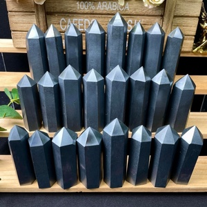 Torre de Cristal de Shungita Natural de Alta Calidad para Decoración y Regalo, Venta al por Mayor - Product Image 6