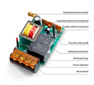 1KM 3KM 5KM 220V 380Vミニリモコン農業用水ポンプスイッチモーターリモート散水用ワイヤレス産業用スイッチ