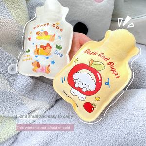 Flocking High Density PVC Small Water Injection Hot Water <b>Bag</b> Winter Student Portable <b>Mini</b> Cartoon Cute Hand Warmers - Product Image 1
