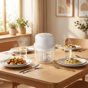 Mini hachoir électrique pour ail, mini robot culinaire électrique, hachoir à légumes, hachoir à viande, presse-fruits, hachoir à salade - Product Image 3