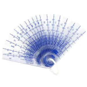 저렴한 가격 고품질의 고품질 19 블레이드 플라스틱 감촉 게이지 두께 게이지 0.02 ~ 2.0 갭 게이지