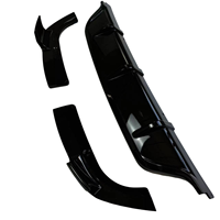 Kit de Carrocería con Difusor Trasero y Lip Trasero de 3 Piezas en Negro Brillante para BMW X6 G06