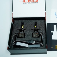 Ampoule de phare LED de voiture 140W 25000LM H4 H7 H11 9012 H13, faisceau haut et bas 6000K, tube à trois cuivres, ventilateur de refroidissement silencieux pour phare automobile