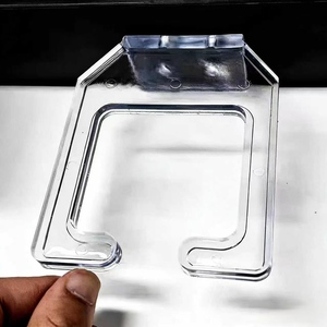 Estante de acrílico engrosado para equipos de belleza, soporte para secador de pelo, expositor de gabinete para peluquería, estante de almacenamiento robusto y duradero - Product Image 4