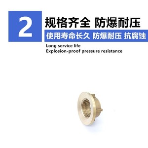 ข้อต่อทองเหลืองแบบหน้าแปลนพร้อมน็อต ขนาด 15 มม. สำหรับงานประปา - Product Image 4