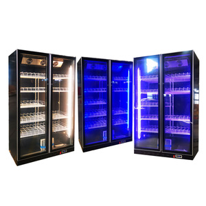 Thương mại chất lượng cao LED CỬA bia Cooler gương kết thúc thẳng đứng Máy làm lạnh với điều chỉnh cửa kính cho đồ uống & đồ uống - Product Image 2
