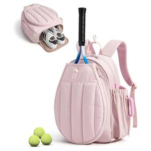 Sac de sport de tennis pour femmes, sac à dos de tennis avec compartiment pour chaussures, pour le travail, tous les jours, pour la nuit, pour le week-end - Product Image 1