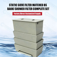 Filtre de douche Cowater Bakki, filtre à tamis statique, équipement intégré de traitement de l'eau pour la purification des étangs à koïs et à poissons