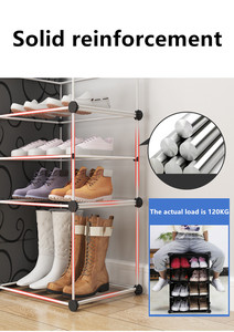 Armoire de rangement en tissu à empiler, élégante et Portable, organisateur de <span class=keywords><strong>chaussures</strong></span>, pour <span class=keywords><strong>la</strong></span> maison - Product Image 5
