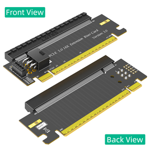 Tizric PCI-Express 5,0/4,0 16X адаптер карты PCIE 4,0 164Pin увеличивающая высоту карта с ATX 6Pin PWR разъем для DIY PC - Product Image 1