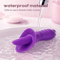 Erwachsenen-Sexspielzeug Vibrator für Frauen Zungenlecker mit 10 Vibrationsmodi Wasserdicht Leise Reisefreundlicher Vibromasseur