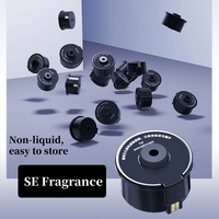 Diffuseur d'arômes intelligent automatique pour voiture, machine à parfum solide de luxe, diffuseur d'huiles essentielles avec éclairage d'ambiance, 5 senteurs