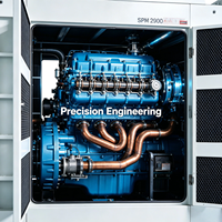 Generador Diésel de Carga Masiva de 2900kW, 60Hz, 480V, Clase H NEMA, Generador de Grado 2200 para Centros de Datos