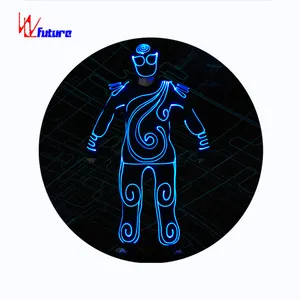 Future performancewear Glowing LED Suit for Party Holiday DIY Lighting Decor Led Clothing Dance Wear