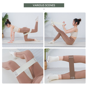 Bloom Tùy Chỉnh <span class=keywords><strong>Silicone</strong></span> Chất Lượng Cao Phổ Hip Vành Đai Chân Cánh Tay Ban Nhạc Không Trượt 4 Mức Độ Kháng Vòng Ban Nhạc - Product Image 4