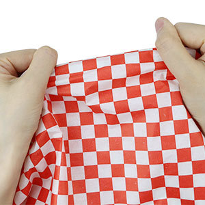 Papel sándwich imprimible de flexografía a prueba de grasa de grado alimenticio para pastel, pan, hamburguesa, envoltura de papel PE recubierto para llevar - Product Image 2
