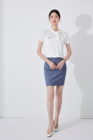 Chemise de réceptionniste d'hôtel pour femmes, élégante, professionnelle, tenue de travail, uniforme, chemise de réceptionniste d'hôtel pour femmes