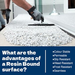 Nhựa ràng buộc lát nhựa Đá rửa sàn nhà để xe ngoài trời nhựa sàn ràng buộc tổng hợp đường lái xe Bộ dụng cụ - Product Image 3