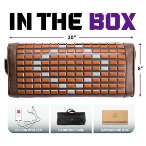 Bantal Pemanas Tourmaline Luxuryade LKT50 Terapi Inframerah Jauh Pijat Jade Nuga Bantal Terbaik - Product Image 6