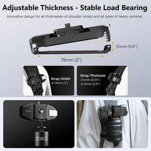 AMAZEAR Waterproof Quick-Detach <b>Clip</b> for GoPro/Sports Cameras - Durable Backpack Mount, Lightweight & Secure - Product Image 5