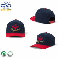 Casquette Snapback 5 Panneaux Bicolore Contrastée GRS Écologique en Gros avec Logo Brodé Personnalisé pour Tenues Quotidiennes en Extérieur