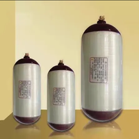 Réservoir de carburant pour véhicule en acier CNG avec doublure en fibre de verre, enroulé, haute pression, 65-100L, 30MPa, pour voiture, bus, camion