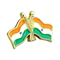 Épingles de revers en émail dur imitation antique avec design de drapeau national personnalisé, badges souvenirs en émail souple, vente en gros OEM imprimée