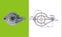 N.º OEM Motor de Arranque 5DW/4ST-H1800-00 para Scooter T105/T110 Crypton Street Motorcycle TT-R50