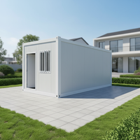 Maison Modulaire Conteneurisée en Acier Étanche 20ft 40ft – Luxe Contemporain Préfabriqué pour Hôtels, Villages Temporaires, Hôpitaux et Salles de Sport