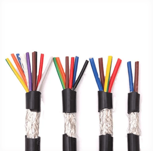 Câble RVVP multiconducteur en cuivre étamé/nu, blindé, <span class=keywords><strong>gaine</strong></span> PVC, IP68, pour système de surveillance de sécurité - Product Image 1