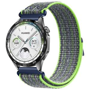 Bracelet de montre en nylon réglable, doux, respirant <span class=keywords><strong>et</strong></span> imperméable de 20 mm <span class=keywords><strong>et</strong></span> 22 mm avec boucle pour Watch GT5/4 <span class=keywords><strong>et</strong></span> 7/6 - Product Image 3