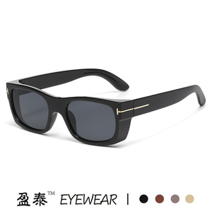 Lunettes de soleil carrées effet écaille de tortue UV400 unisexe avec monture en PC, protection solaire classe 2 - Product Image 5
