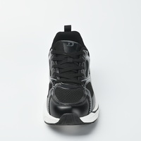 Baskets Chunky pour Hommes, Style Dad Shoes, Rétro à Plateforme, en Maille Respirante, à Lacets, Rehaussantes, Chaussures de Marche Décontractées