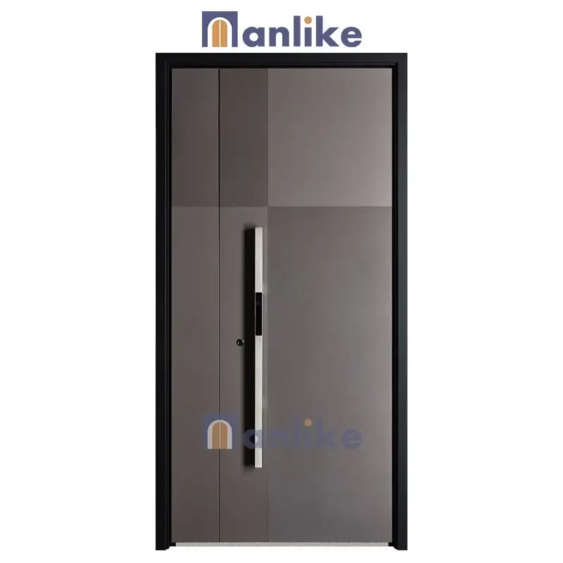 Anlike Africa Security Other Exterior Aluminum Royal Apartment Entrance Anti Theft Entry Front Steel Entry Door