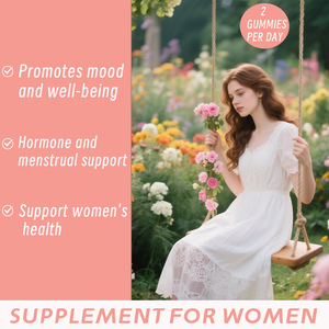 Gomitas PMS de Marca Privada OEM con Vitamina B6 y Suplemento Herbal para un Equilibrio Hormonal Saludable que Ayuda a Reducir los Antojos - Product Image 4