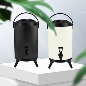 Cubo para Té con Leche Aislado de Alta Calidad, Negro y Blanco, con Grifo, para Uso Comercial, de Fábrica China - Product Image 1